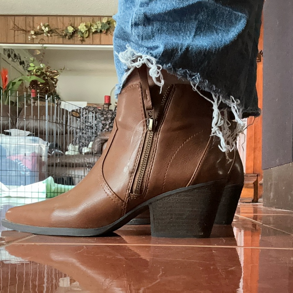 Circus by Sam Edelman Brown Ankle Boots